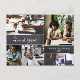 Postal Collage personalizado de fotos de la empresa graci