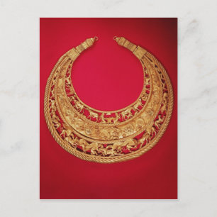 Postal Collar con escenas pastorales
