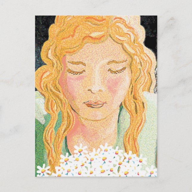 Postal Colleen irlandés (Anverso)