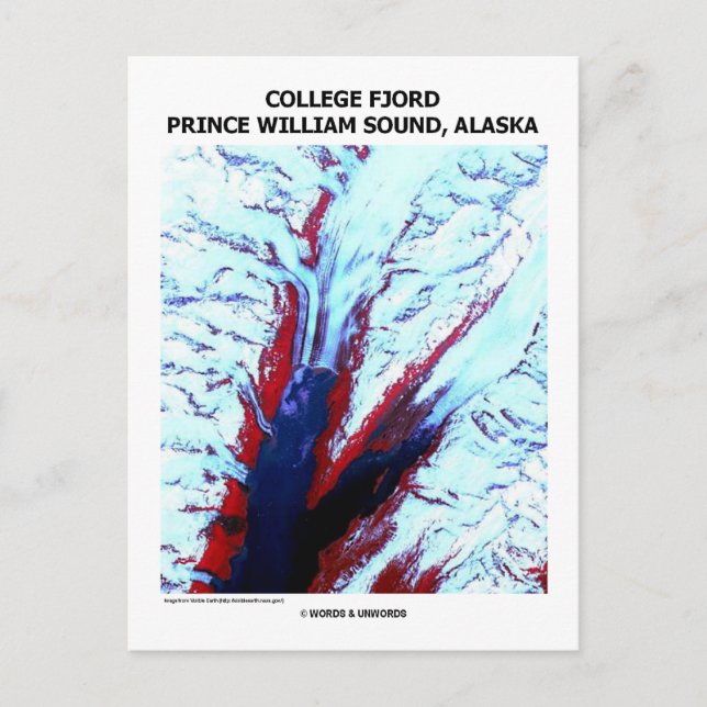 Postal College Fjord Prince William Sound Alaska (Anverso)