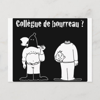 Postal Collègue de Bourreau (Francois Ville & Gdb Gdblog)
