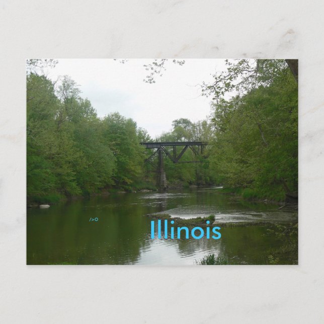 Postal Collisontrestle Illinois, (Anverso)