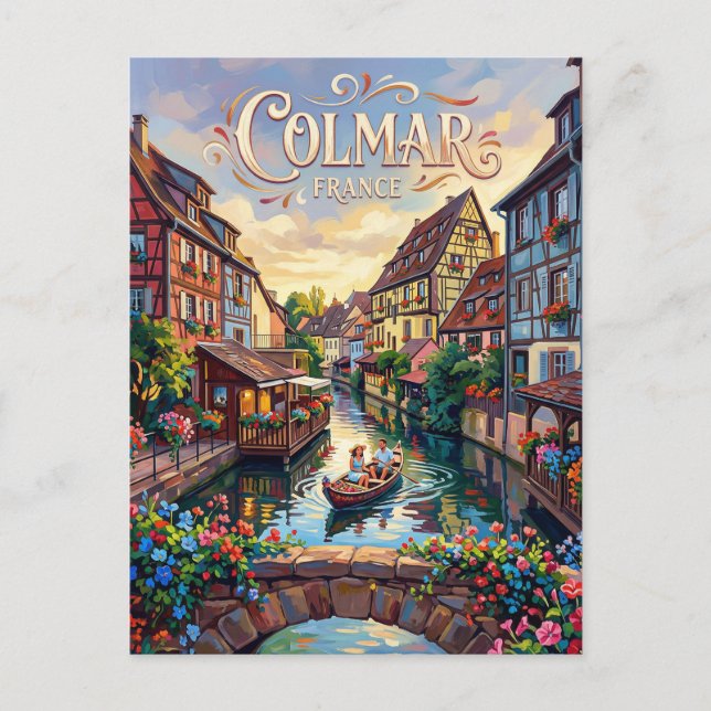 Postal Colmar France (Anverso)