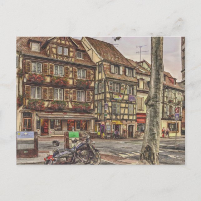 Postal Colmar France Europe Art (Anverso)