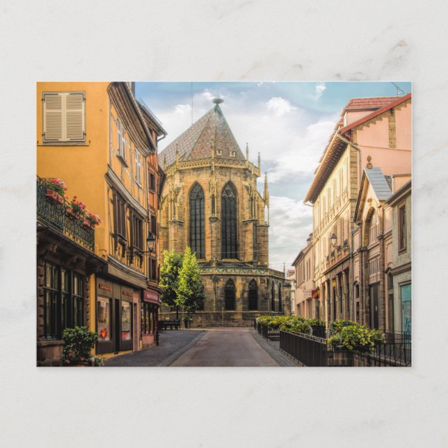 Postal Colmar, Francia (Anverso)