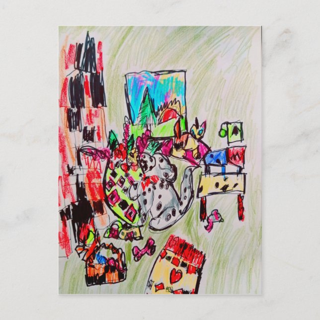 Postal Colocar en casa (Anverso)