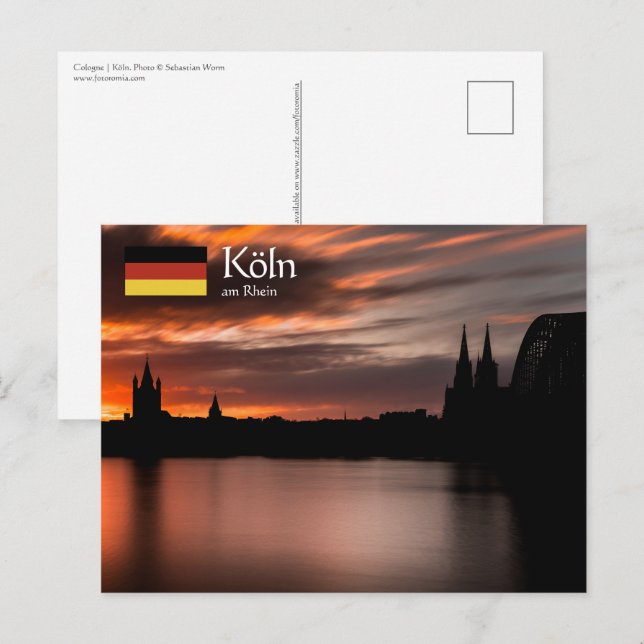Postal Cologne Germany (Anverso / Reverso)