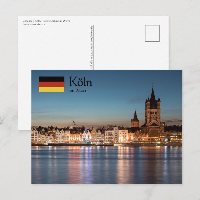 Postal Cologne Germany (Anverso / Reverso)
