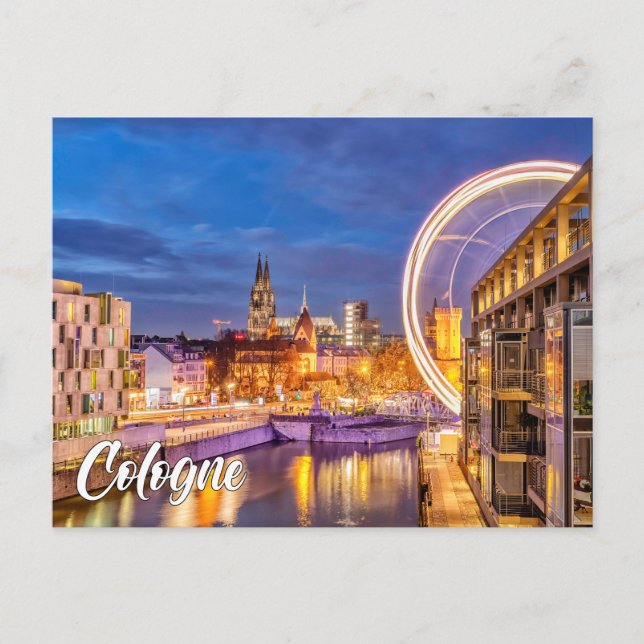 Postal Cologne, Germany (Anverso)