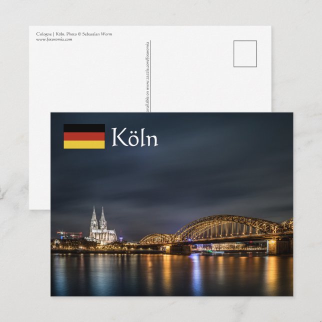 Postal Cologne Germany (Anverso / Reverso)