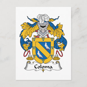 Postal Coloma Family Crest