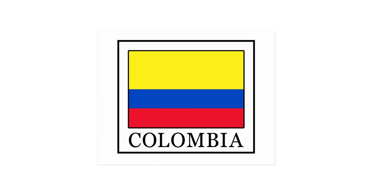 Postal Colombia Zazzle.es