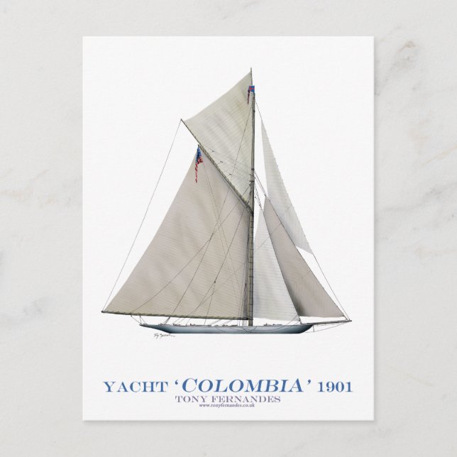 Postal Colombia 1901 (Anverso)