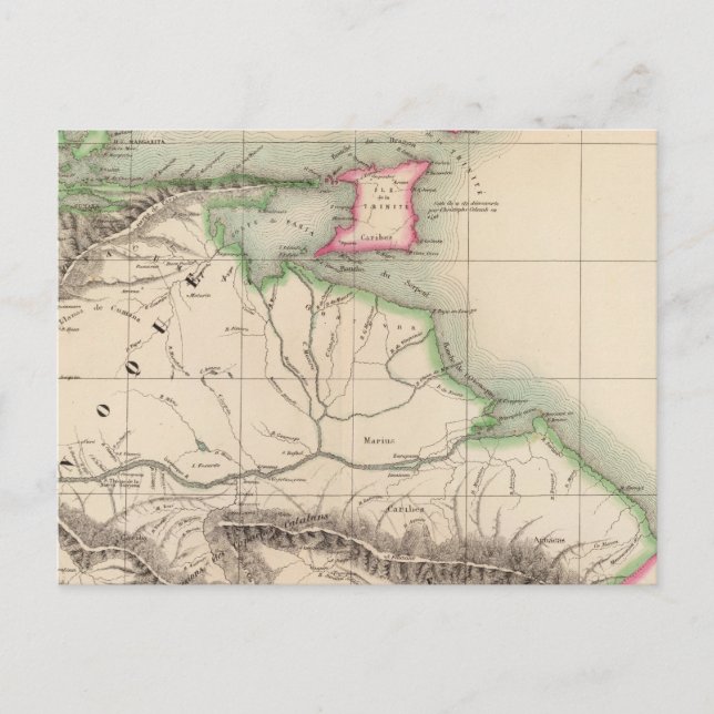 Postal Colombia, América del Sur 3 (Anverso)