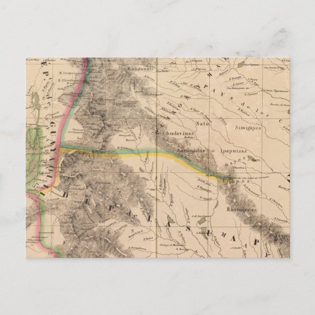 Postal Colombia, América del Sur 8 (Anverso)