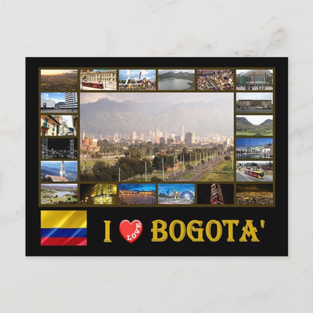 Postal Colombia - Amo Bogotá - (Anverso)