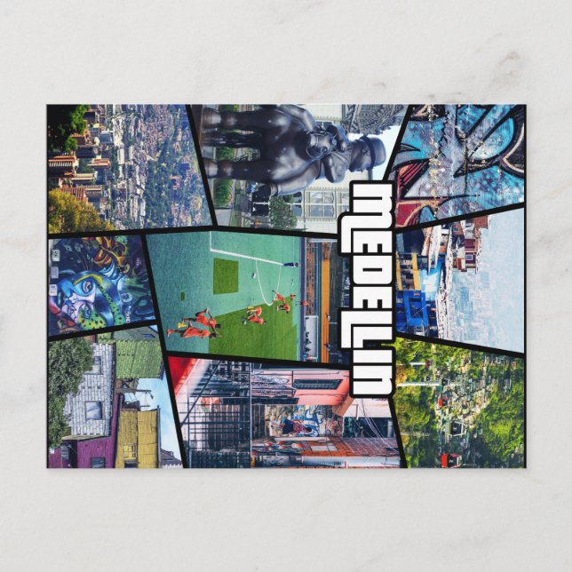 Postal Colombia Antioquia Medellin (Anverso)