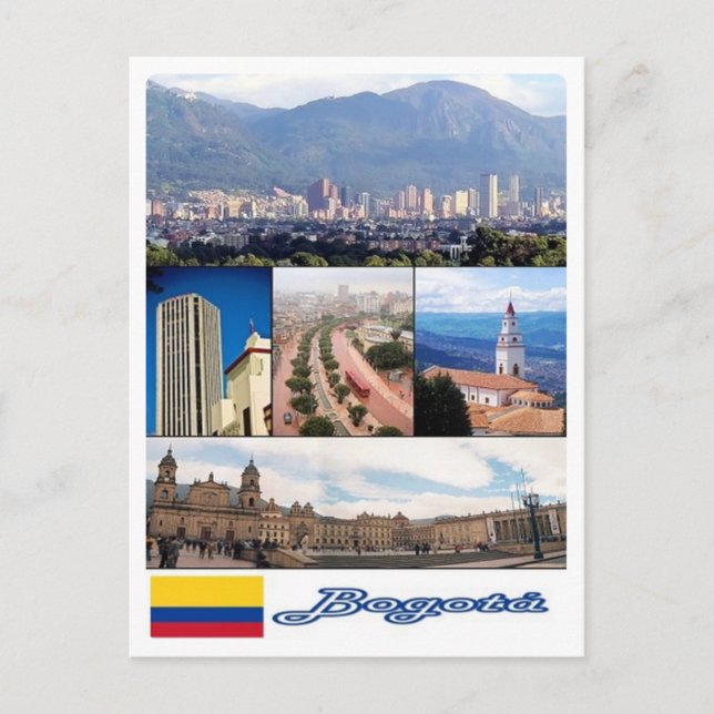 Postal Colombia - Bogotá - Mosaico - (Anverso)