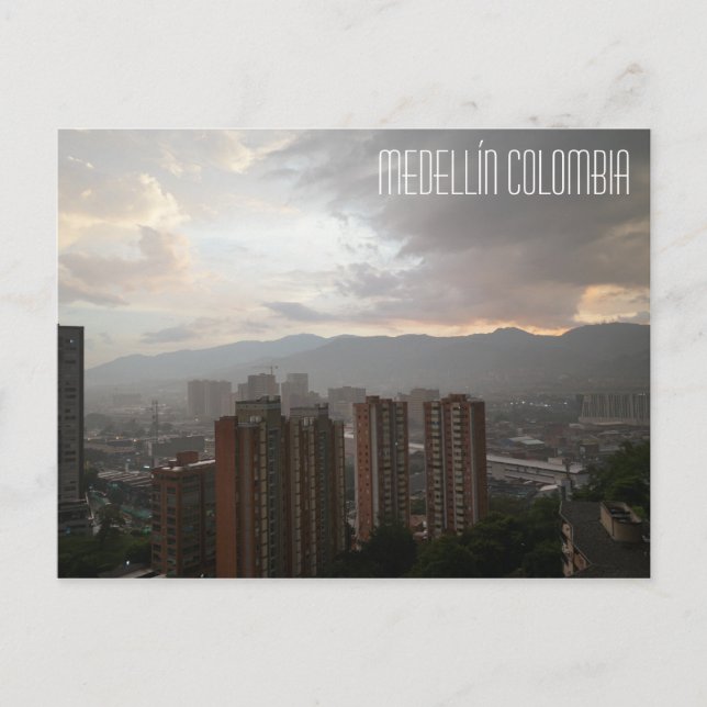 Postal Colombia de Medellín (Anverso)