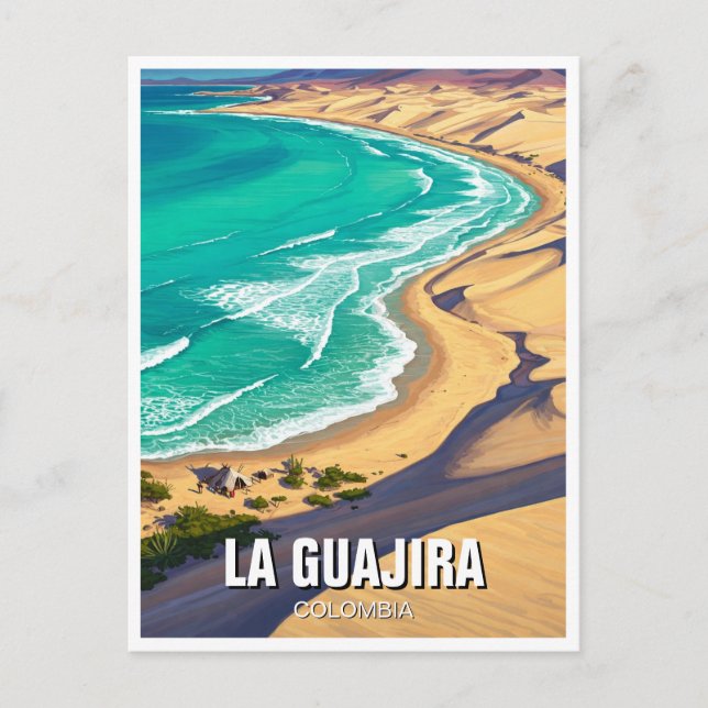 Postal Colombia: El desierto de La Guajira (Anverso)