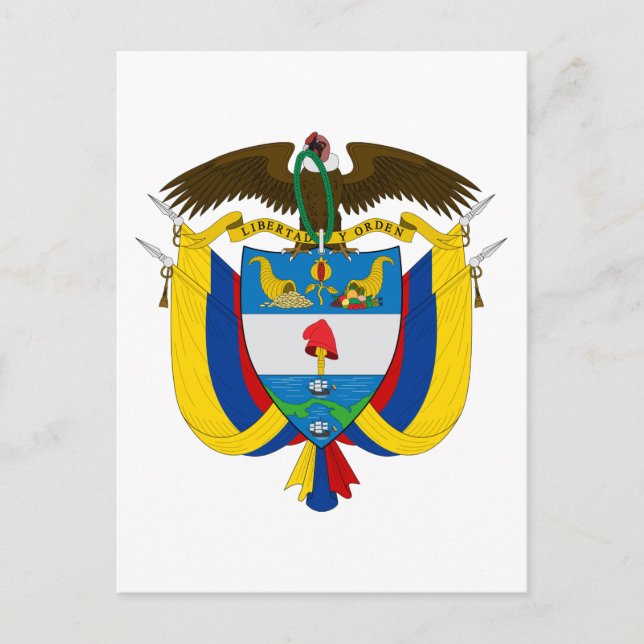 Postal Colombia Escudo de armas (Anverso)