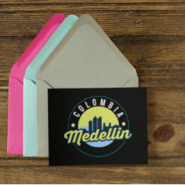 Postal Colombia: Logo de Medellín Cityscape City