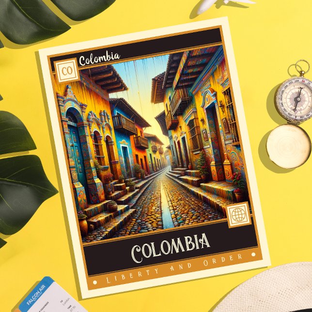 Postal Colombia | Pintura de época (Subido por el creador)