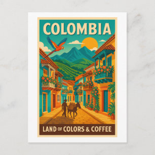 Postal Colombia – Tierra de Colores y Café