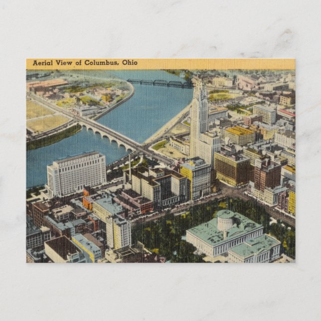 Postal Colombo Vintage, Ohio (Anverso)