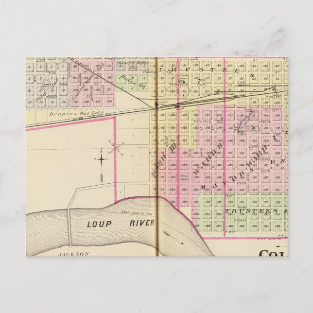 Postal Colón, Nebraska (Anverso)
