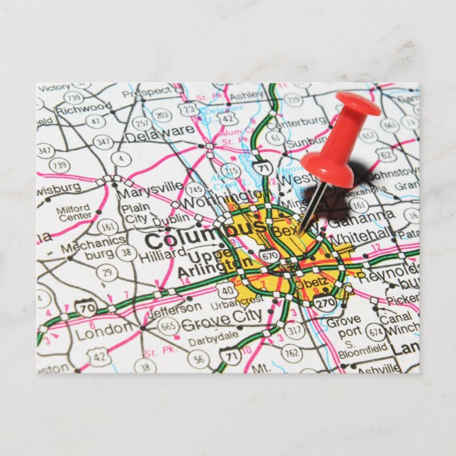 Postal Colón, Ohio (Anverso)