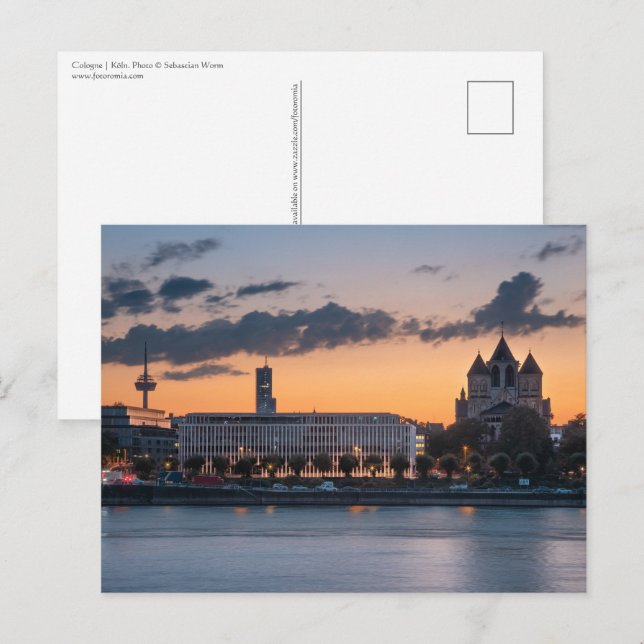 Postal Colonia Alemania (Anverso / Reverso)