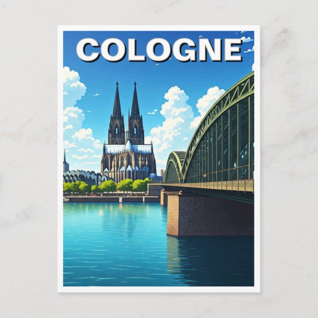 Postal Colonia Alemania Travel (Anverso)