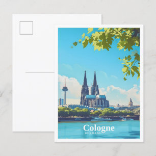Postal Colonia Alemania Viajes de arte