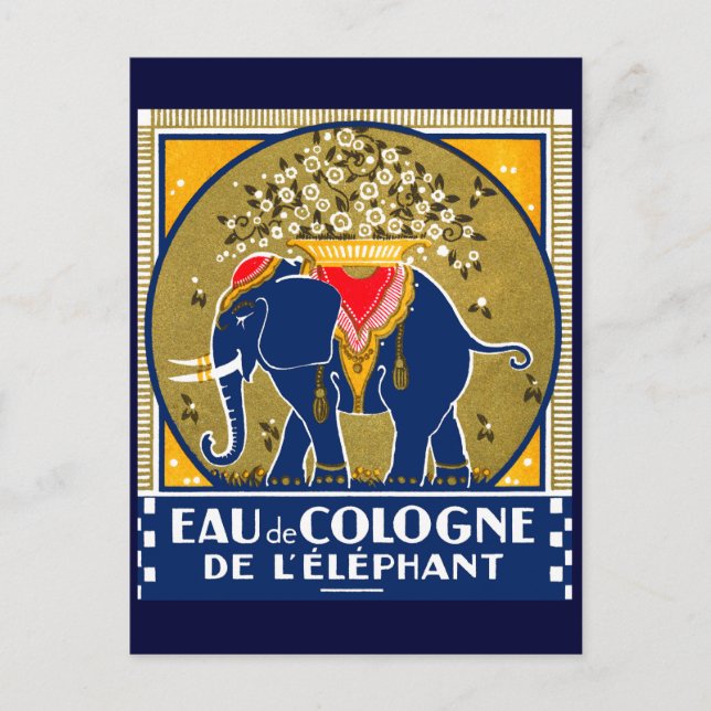 Postal Colonia De L'Elephant De 1925 (Anverso)