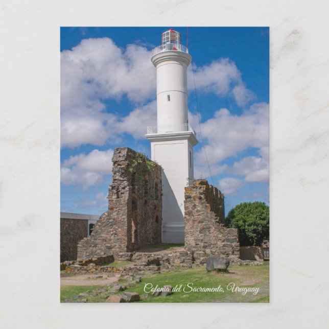 Postal Colonia del Sacramento, Uruguay, Ruinas (Anverso)