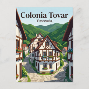 Postal Colonia Tovar Venezuela