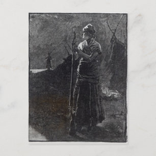 Postal Colonista de un río rojo, 1878