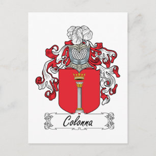 Postal Colonna Family Crest