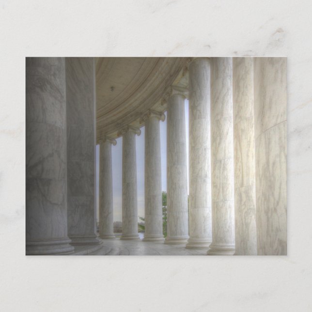 Postal Colonnada circular conmemorativa Thomas Jefferson (Anverso)