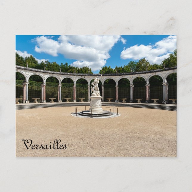 Postal Colonnade en los jardines de Versalles (Anverso)