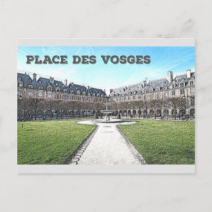 Postal Coloque DES los Vosgos