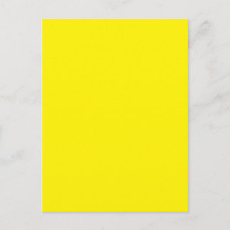 Postal Color amarillo intenso