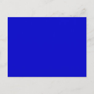 Postal color azul
