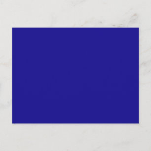 Postal Color azul confiadamente inteligente