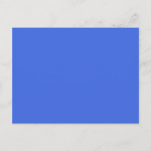 Postal color azul real