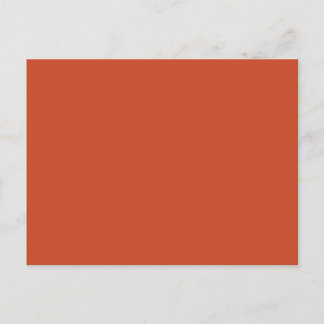 Postal Color de fondo - Naranja quemado