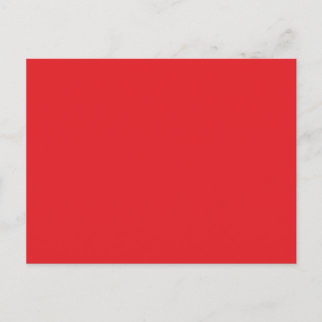 Postal Color de fondo - Rojo (Anverso)