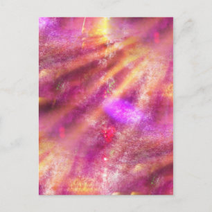 Postal color de fondo transparente morado, rosa