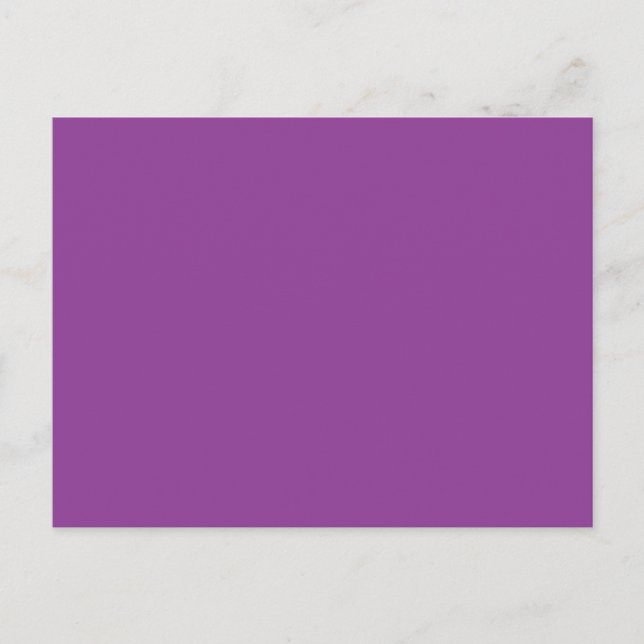 Postal Color de fondo - Violeta (Anverso)